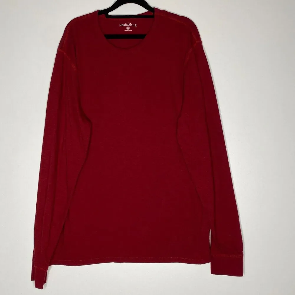 J. Crew Long-sleeve Slub Cotton Tee Men's Size XL